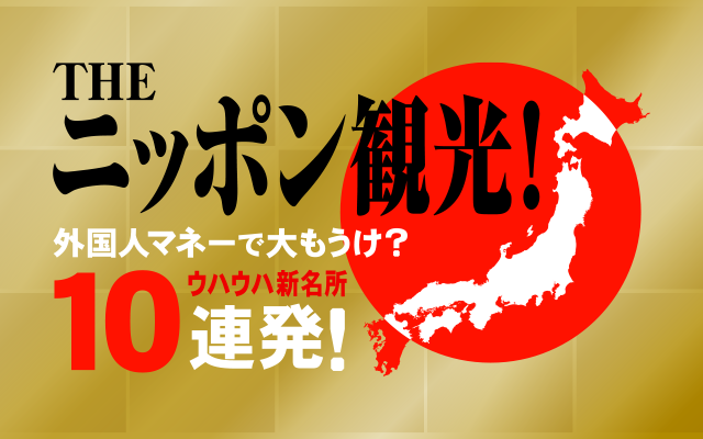 THEニッポン観光！外国人マネーで大もうけ!?ウハウハ新名所10連発！